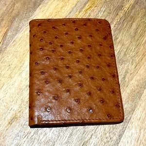 Tecovas ostrich passport case